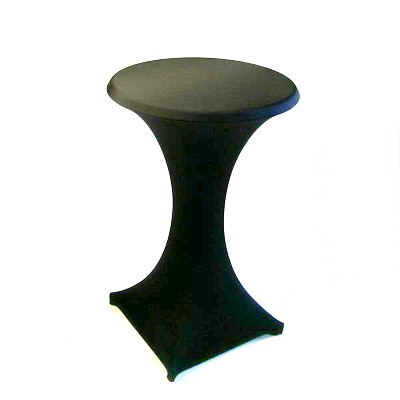 Stehtischhusse Galactica schwarz 2 tlg Ø 70cm VE Stk.