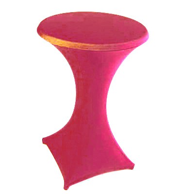 Stehtischhusse Galactica bordeaux 2 tlg Ø 70cm VE Stk.