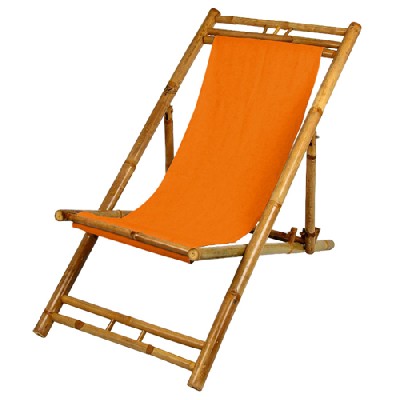 Klappliegestuhl orange