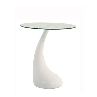 Beistelltisch Tear weiß Höhe 72cm Ø 45cm VE Stk.