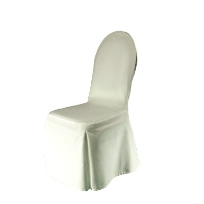 Bankettstuhlhussen creme  VE Stk.