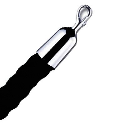 Trennkordel schwarz Samt Länge ca. 1,6 m  VE Stk.