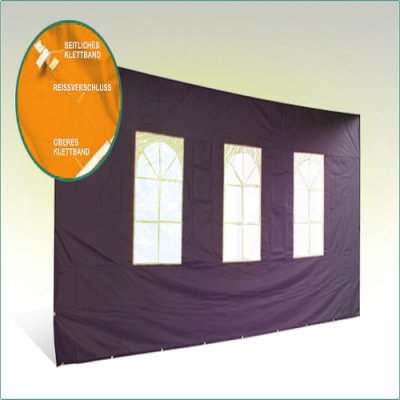 Seitenwand Flexzelt 4,5m mit Fenster