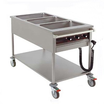 Bain Marie, rollbar für 3x 1/1 GN