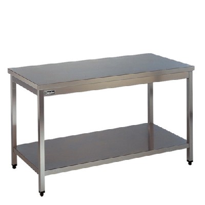 Arbeitstisch Edelstahl klappbar 200cm