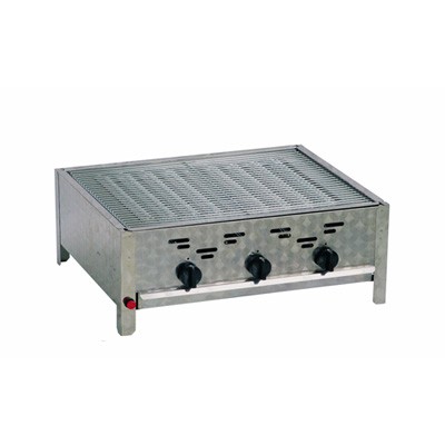 Gastrotischgrill Gas 3 flammig (VE Stk.)