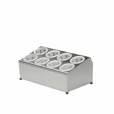 Besteckbehälter 8 Köcher VE Stk., 50 x 25 x 22cm (LxBxH)
