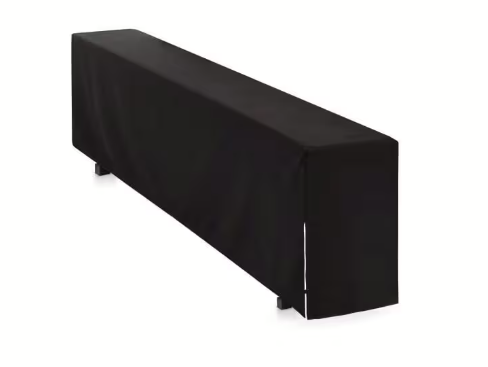 Festzeltbankhusse 1tlg. schwarz 220 x 25cm  VE Stk.